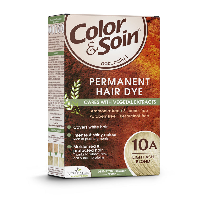 COLOR &amp; SOIN matu krāsa bez amonjaka 10A gaiši pelnu blonda 135 ml, nuotrauka Nr. 3
