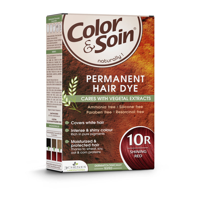 COLOR &amp; SOIN matu krāsa bez amonjaka 10R Spīdīgi sarkana 135 ml, nuotrauka Nr. 3