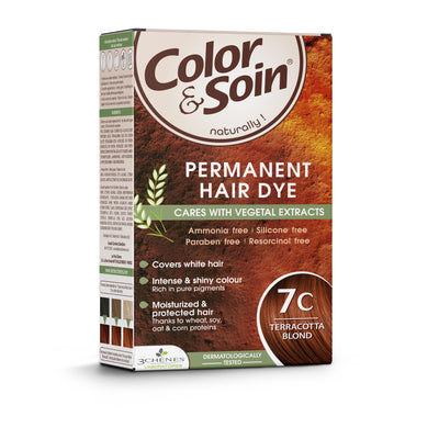 COLOR &amp; SOIN matu krāsa bez amonjaka 7C Terakota 135 ml