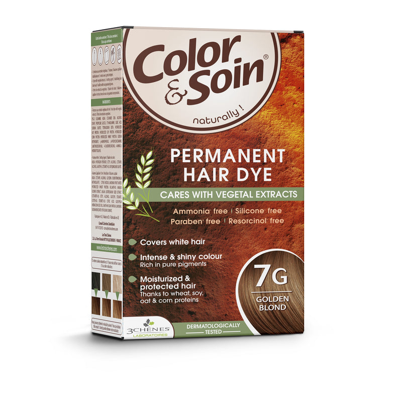 COLOR &amp; SOIN matu krāsa bez amonjaka 7G zeltaini blonda 135 ml, nuotrauka Nr. 3