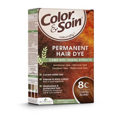 COLOR &amp; SOIN matu krāsa bez amonjaka 8C vara blonds 135 ml