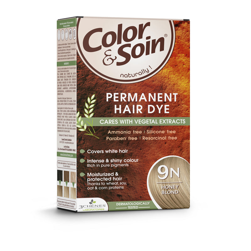 COLOR &amp; SOIN matu krāsa bez amonjaka 9N Medus blonds 135 ml, nuotrauka Nr. 3