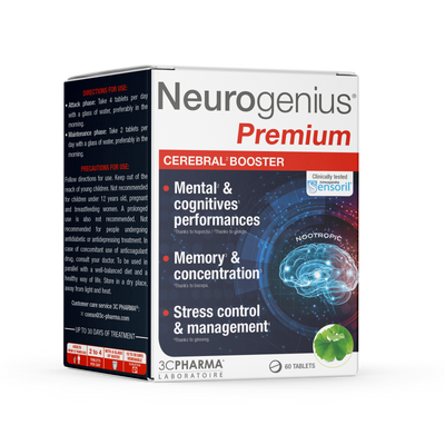 3C PHARMA Neurogenius Premium, tabletes N60