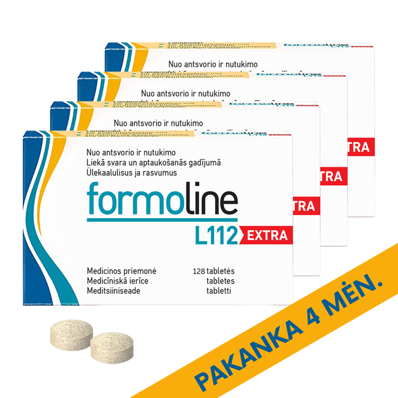 FORMOLINE L112 Extra, tabletes N128 x 4, nuotrauka Nr. 1