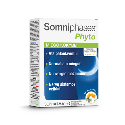 3C PHARMA Somniphases Phyto tabletes N30