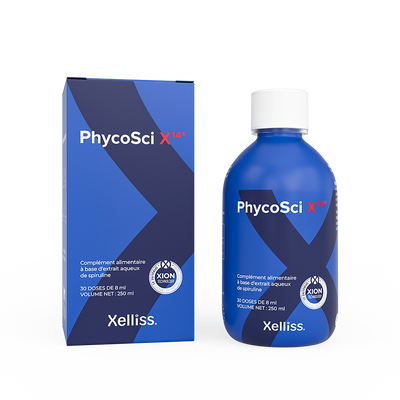 Xellis PhycoSci X14 spirulīnas ekstrakta fikocianīna koncentrāts 250 ml
