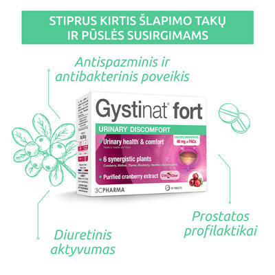 3C PHARMA Gystinat Fort tabletes N30