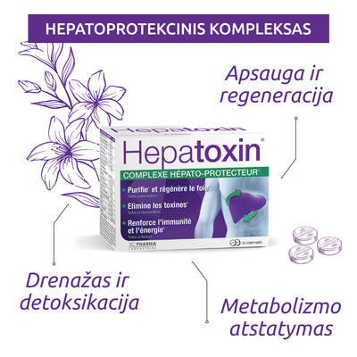 3C PHARMA Hepatoxin tabletes N60