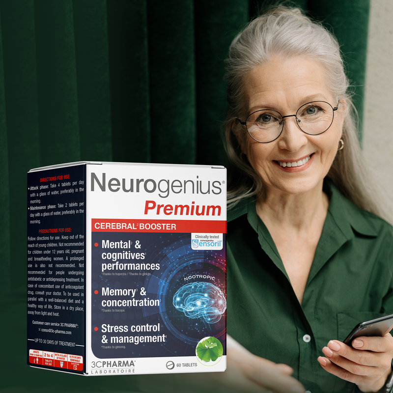 3C PHARMA Neurogenius Premium, tabletes N60, nuotrauka Nr. 3