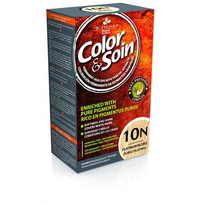 COLOR &amp; SOIN matu krāsa bez amonjaka 10N platīna blonda 135 ml