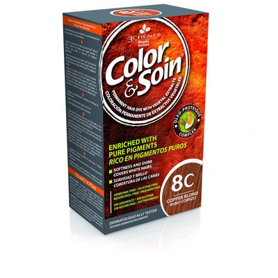 COLOR &amp; SOIN matu krāsa bez amonjaka 8C vara blonds 135 ml