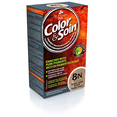 COLOR &amp; SOIN matu krāsa bez amonjaka 8N kviešu dīgļu blonda 135 ml