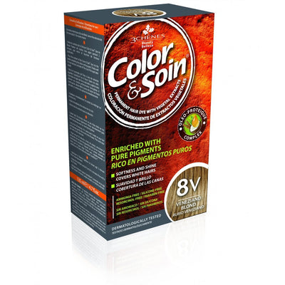 COLOR &amp; SOIN matu krāsa bez amonjaka 8V Veneziano Blond 135 ml