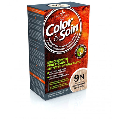 COLOR &amp; SOIN matu krāsa bez amonjaka 9N Medus blonds 135 ml