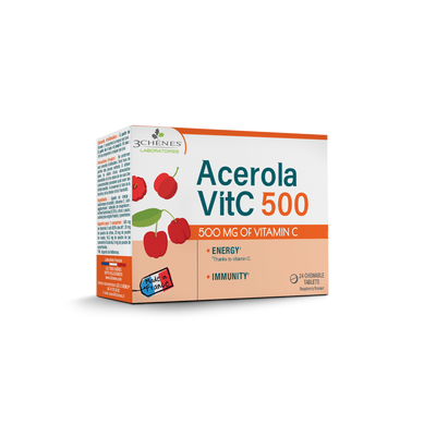 3 CHÊNES Acerola VitC 500, tabletes N24