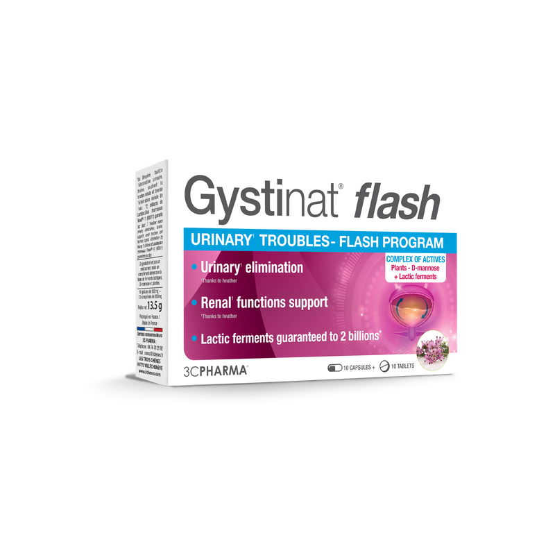3C PHARMA Gystinat Flash, tabletes N10, kapsulas N10, nuotrauka Nr. 1