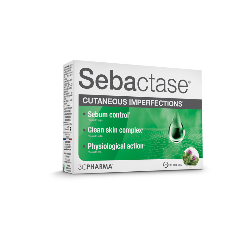 3C PHARMA Sebactase tabletes N30, nuotrauka Nr. 1
