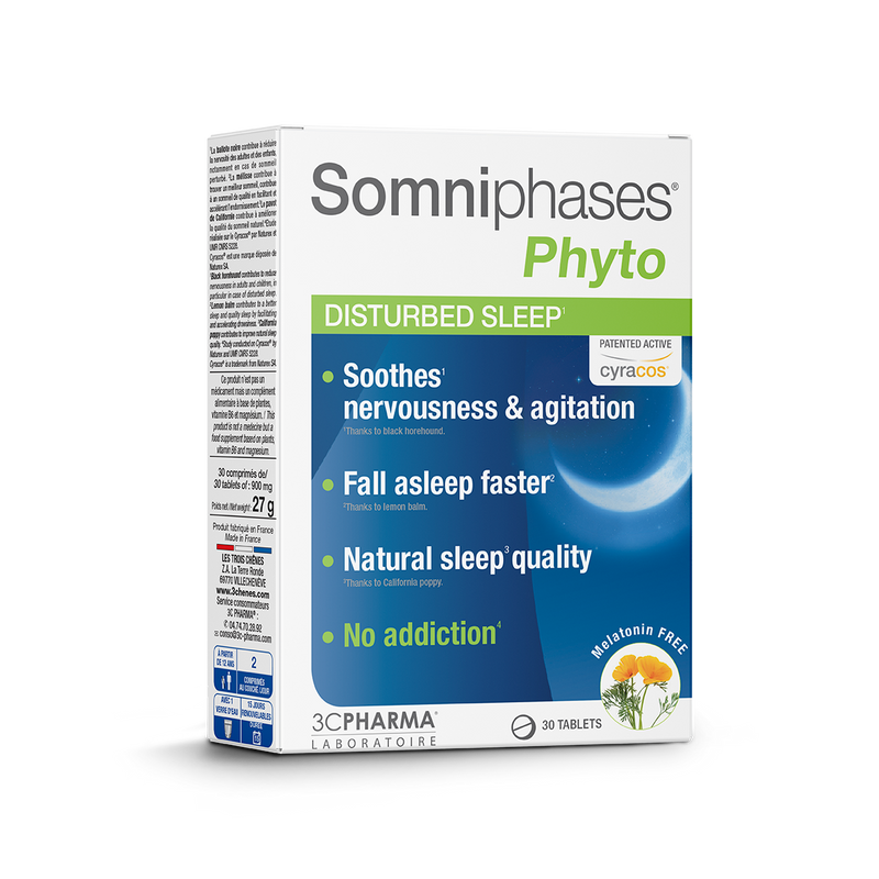 3C PHARMA Somniphases Phyto tabletes N30, nuotrauka Nr. 1