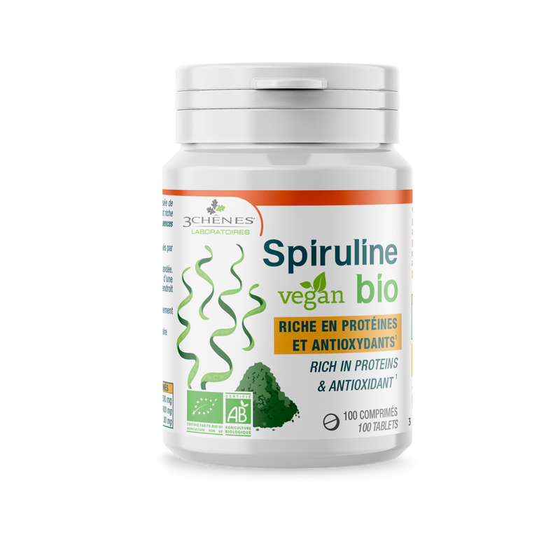3 CHÊNES Spiruline Vegan Bio, tabletes N100, nuotrauka Nr. 1